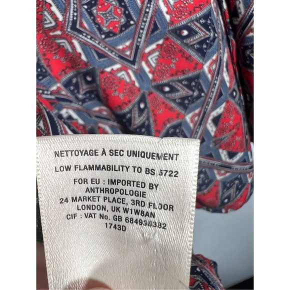 Paper Crown x Rifle Paper Co. Efflorescence Kaleidoscope Shift Dress Size XS - Picture 8 of 8